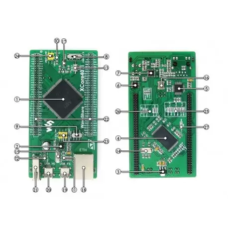 برد با هستهstm32f4071gt6 -کویرالکترونیک برد با هستهstm32f4071gt6 -کویرالکترونیک