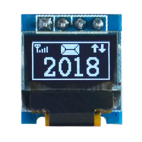 OLED 0.49 inch OLED Module White 64x32 IIC / SSD1306 -کویر الکترونیک OLED 0.49 inch OLED Module White 64x32 IIC / SSD1306 -کویر الکترونیک