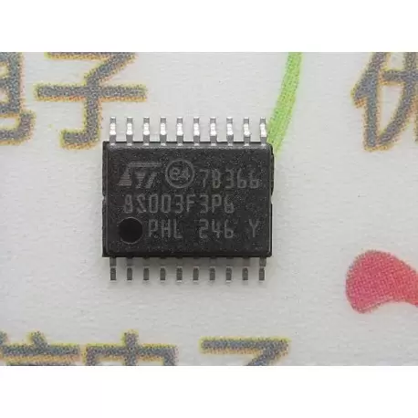 میکروکنترلر STM8S003F3P6     IC, CU, 8BIT, VALUE LINE, 20TSSOP کویر الکترونیک میکروکنترلر STM8S003F3P6     IC, CU, 8BIT, VALUE LINE, 20TSSOP کویر الکترونیک