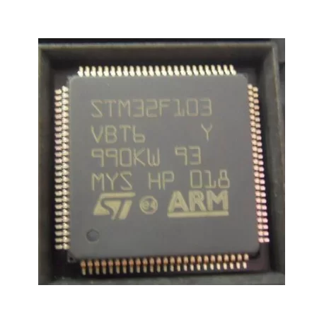 میکروکنترلر STM32F103VBT6 / اورجینال - کویرالکترونیک میکروکنترلر STM32F103VBT6 / اورجینال - کویرالکترونیک