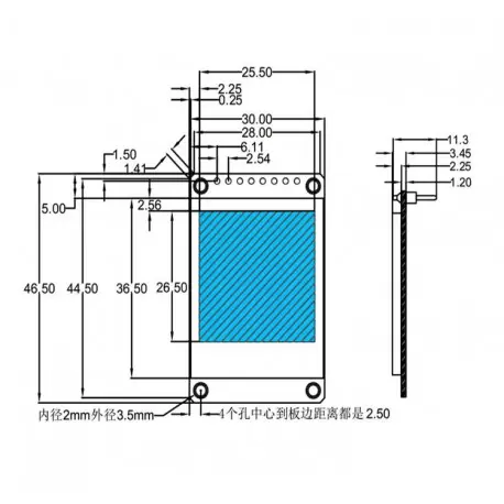 ماژول 1.44 اینچ 1.44inch LCD display Module, 128x128 SPI - ST7735S -کویر الکترونیک ماژول 1.44 اینچ 1.44inch LCD display Module, 128x128 SPI - ST7735S -کویر الکترونیک
