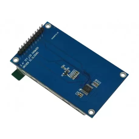 ماژول 2.4 اینچ با تاچ 2.4inch LCD display Module, 240x320 SPI- ILI9341 - کویرالکترونیک ماژول 2.4 اینچ با تاچ 2.4inch LCD display Module, 240x320 SPI- ILI9341 - کویرالکترونیک