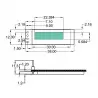 OLED 0.91 inch OLED Module Blue 128x32 IIC / SSD1306 -کویر الکترونیک OLED 0.91 inch OLED Module Blue 128x32 IIC / SSD1306 -کویر الکترونیک