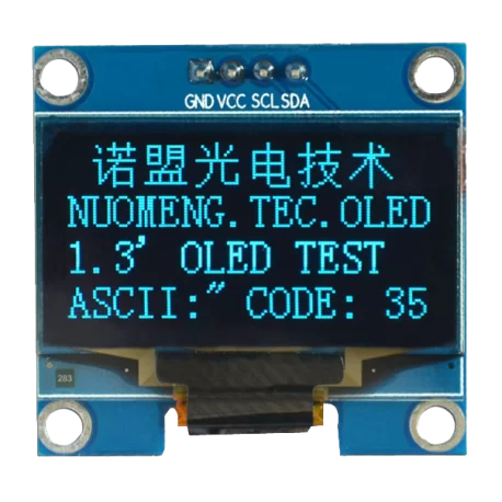 OLED 1.3 inch OLED Module Blue 128x64 IIC / SH1106 -کویر الکترونیک OLED 1.3 inch OLED Module Blue 128x64 IIC / SH1106 -کویر الکترونیک