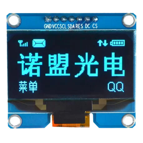 OLED 1.54 inch OLED Module Blue 128x64 IIC SPI / SSD1309 -کویر الکترونیک OLED 1.54 inch OLED Module Blue 128x64 IIC SPI / SSD1309 -کویر الکترونیک