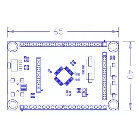 برد Stm32f072 board-کویر الکترونیک برد Stm32f072 board-کویر الکترونیک