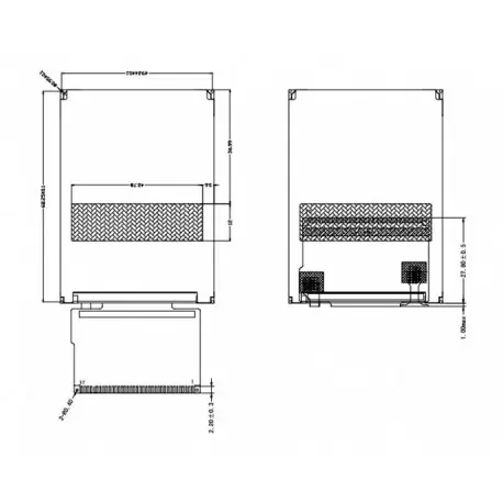 السیدی 2.8 اینچ TFT LCD 2.8 inch HD With Touch - 240x320 - Parallel - ILI9341 - کویرالکترونیک السیدی 2.8 اینچ TFT LCD 2.8 inch HD With Touch - 240x320 - Parallel - ILI9341 - کویرالکترونیک