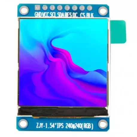 ماژول 1.54 اینچ 1.54inch LCD display Module, 240x240 SPI - ST7789 - کویرالکترونیک ماژول 1.54 اینچ 1.54inch LCD display Module, 240x240 SPI - ST7789 - کویرالکترونیک