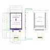 السیدی 4.0 اینچ TFT LCD 4 inch - 320x480 With Touch - 3Line-SPI/4 Line-SPI/8bit/16bit interface ST7796S - کویرالکترونیک السیدی 4.0 اینچ TFT LCD 4 inch - 320x480 With Touch - 3Line-SPI/4 Line-SPI/8bit/16bit interface ST7796S - کویرالکترونیک