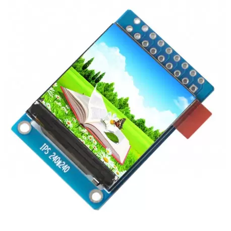 ماژول 1.3 اینچ 1.3inch LCD display Module HD Screen, 240x240 - Parallel / SPI - ST7789 - کویر الکترونیک ماژول 1.3 اینچ 1.3inch LCD display Module HD Screen, 240x240 - Parallel / SPI - ST7789 - کویر الکترونیک