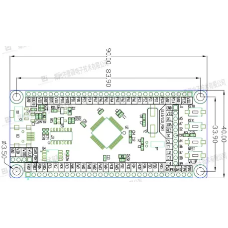 برد stm32f103rct6 board کویرالکترونیک برد stm32f103rct6 board کویرالکترونیک