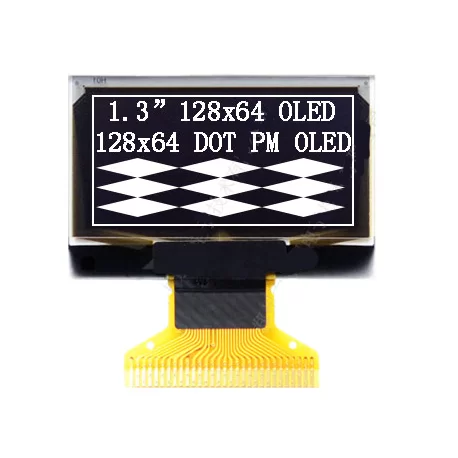 OLED 1.3 inch White 128x64 IIC SPI Series / SSD1306 -کویر الکترونیک OLED 1.3 inch White 128x64 IIC SPI Series / SSD1306 -کویر الکترونیک