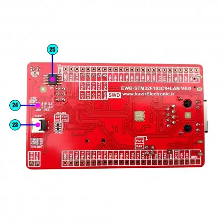 برد کاربردی و حرفه ای EWB-STM32F103C8-LAN-V1.0- کویرالکترونیک برد کاربردی و حرفه ای EWB-STM32F103C8-LAN-V1.0- کویرالکترونیک