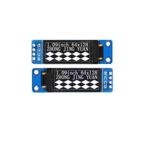 OLED 1.09 inch OLED white Module 64x128 IIC / SSD1312-کویر الکترونیک. OLED 1.09 inch OLED white Module 64x128 IIC / SSD1312-کویر الکترونیک.