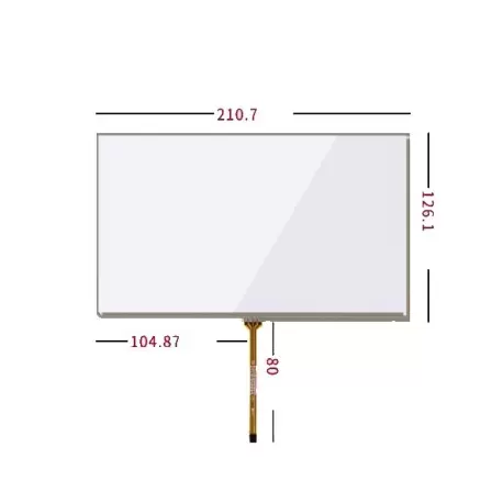 تاچ مقاومتی 9.0 اینچ 4پین - touch 9 inch touch for at090tn12 - کویر الکترونیک. تاچ مقاومتی 9.0 اینچ 4پین - touch 9 inch touch for at090tn12 - کویر الکترونیک.
