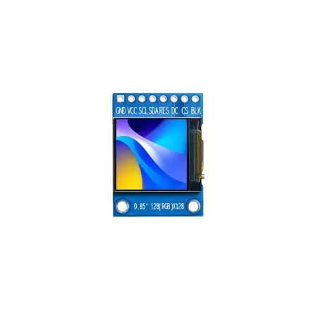 Module 0.85-inch TFT LCD display 128x128 resolution HD IPS GC9107-کویر الکترونیک Module 0.85-inch TFT LCD display 128x128 resolution HD IPS GC9107-کویر الکترونیک