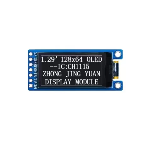 MODULE-1.29 inch OLED Module white 128x64 spi / ch 1115-کویر الکترونیک MODULE-1.29 inch OLED Module white 128x64 spi / ch 1115-کویر الکترونیک